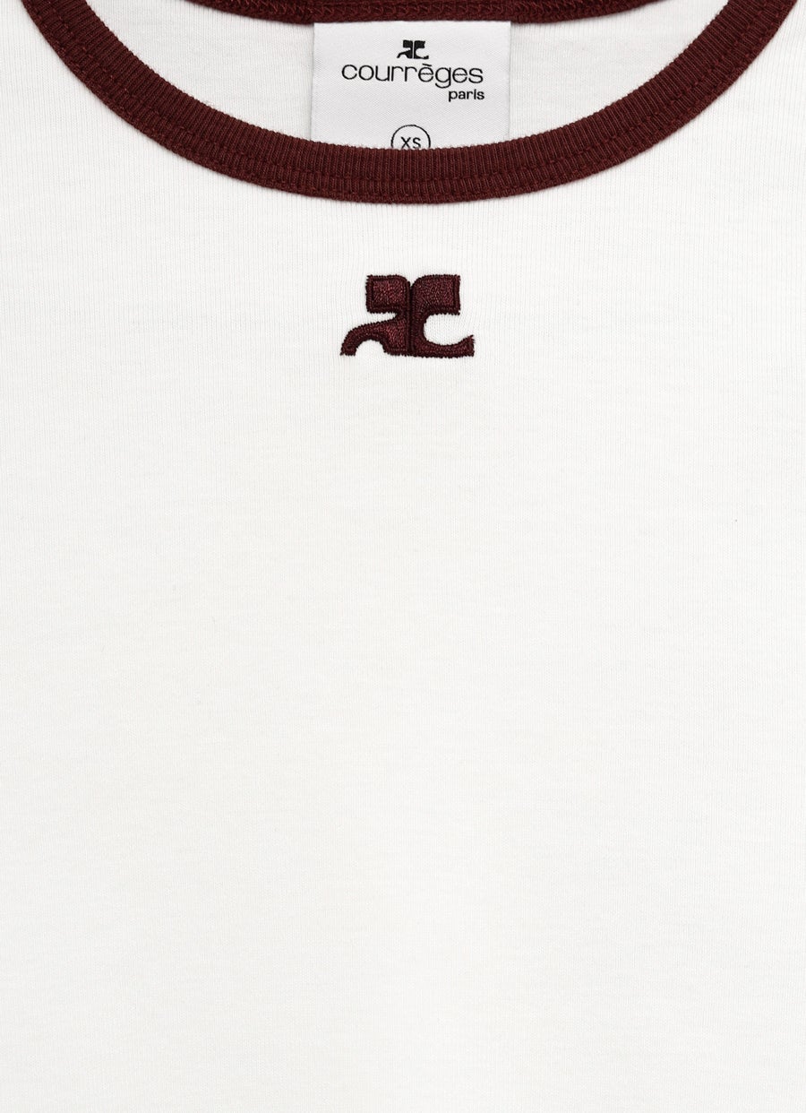 Camiseta Signature de contraste para mujer