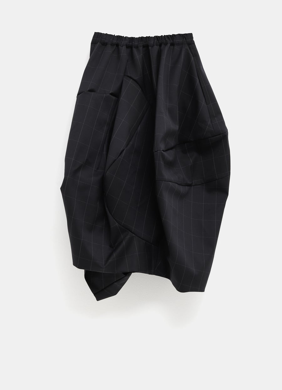 Falda de corte abultado