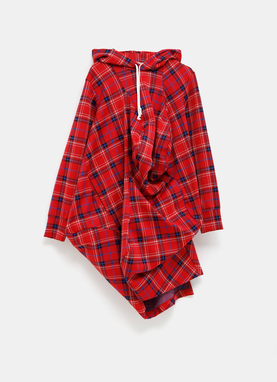 Top con capucha de corte abultado