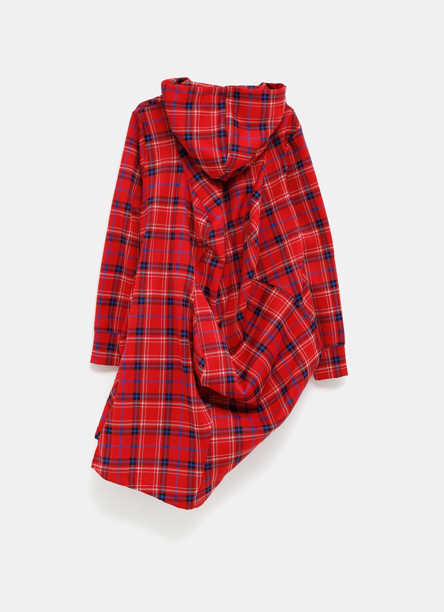 Top con capucha de corte abultado