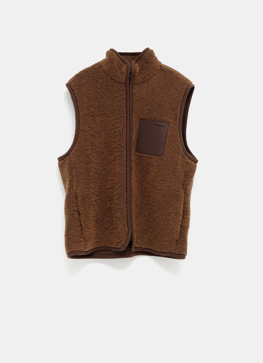 Chaleco de peluche para hombre