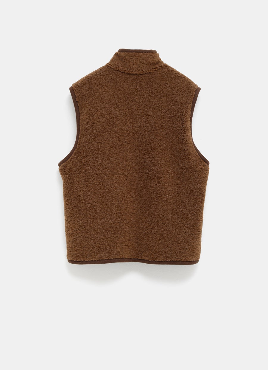 Chaleco de peluche para hombre