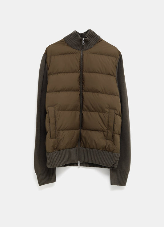 Cárdigan tricot con cremallera para hombre