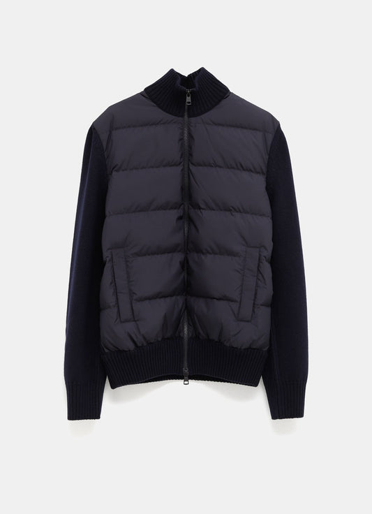 Cárdigan tricot con cremallera para hombre