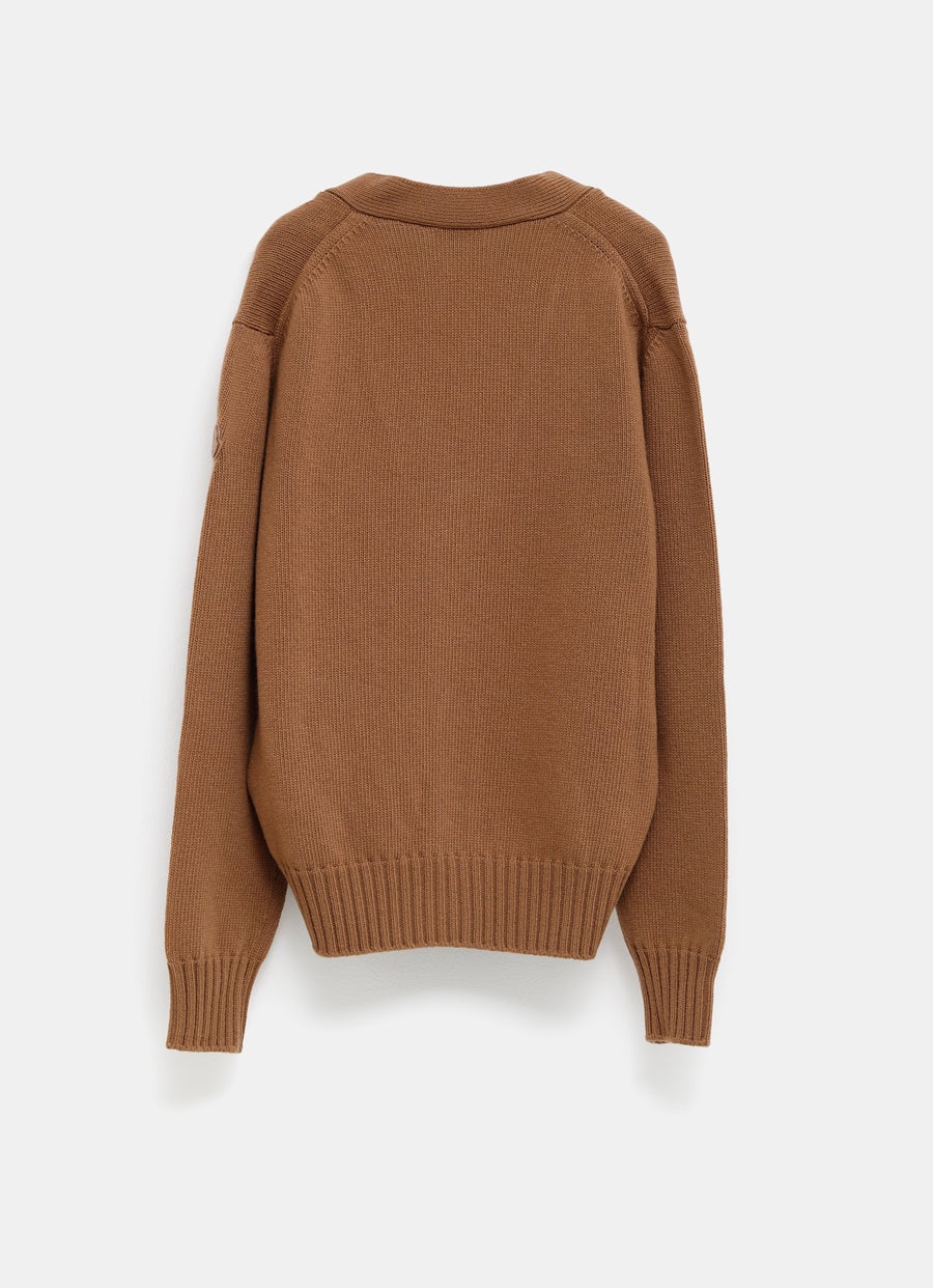 Cárdigan de cuello en V para hombre