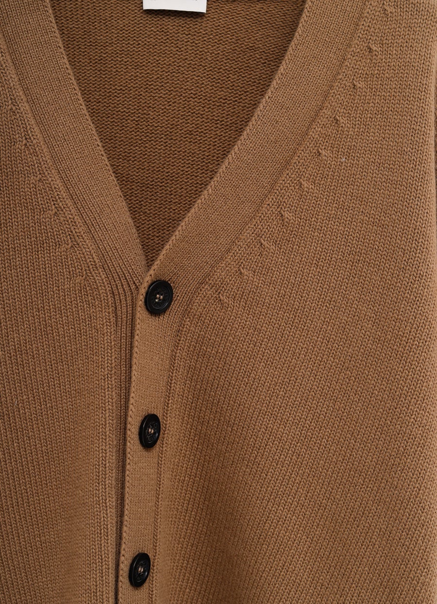 Cárdigan de cuello en V para hombre