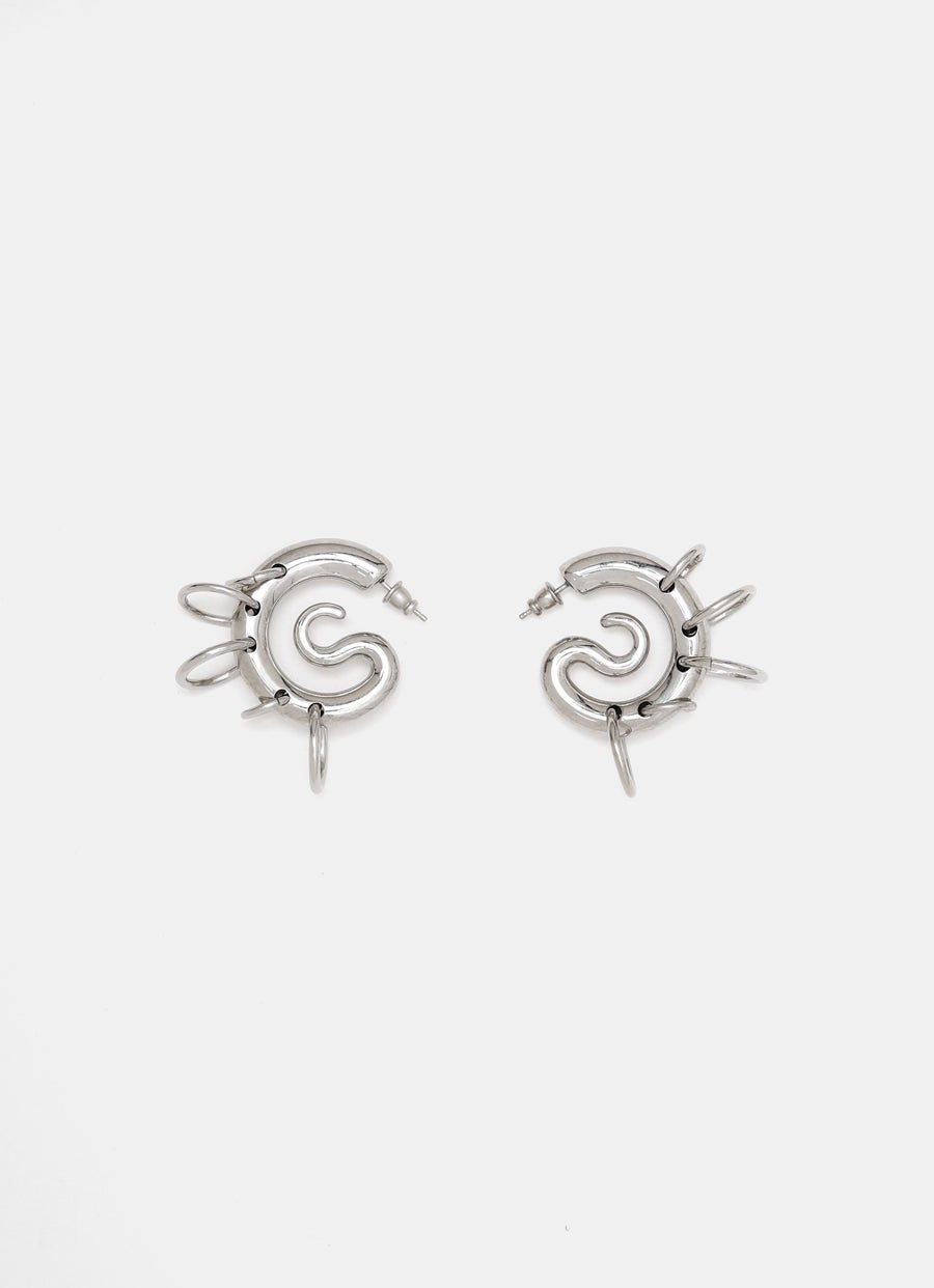 Pendientes de aro Pierced Serpent