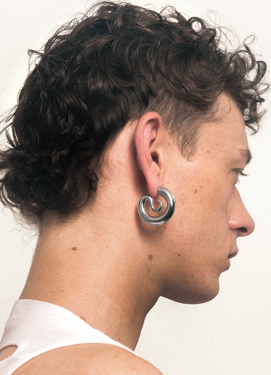 Pendientes de aro Serpent pequeños