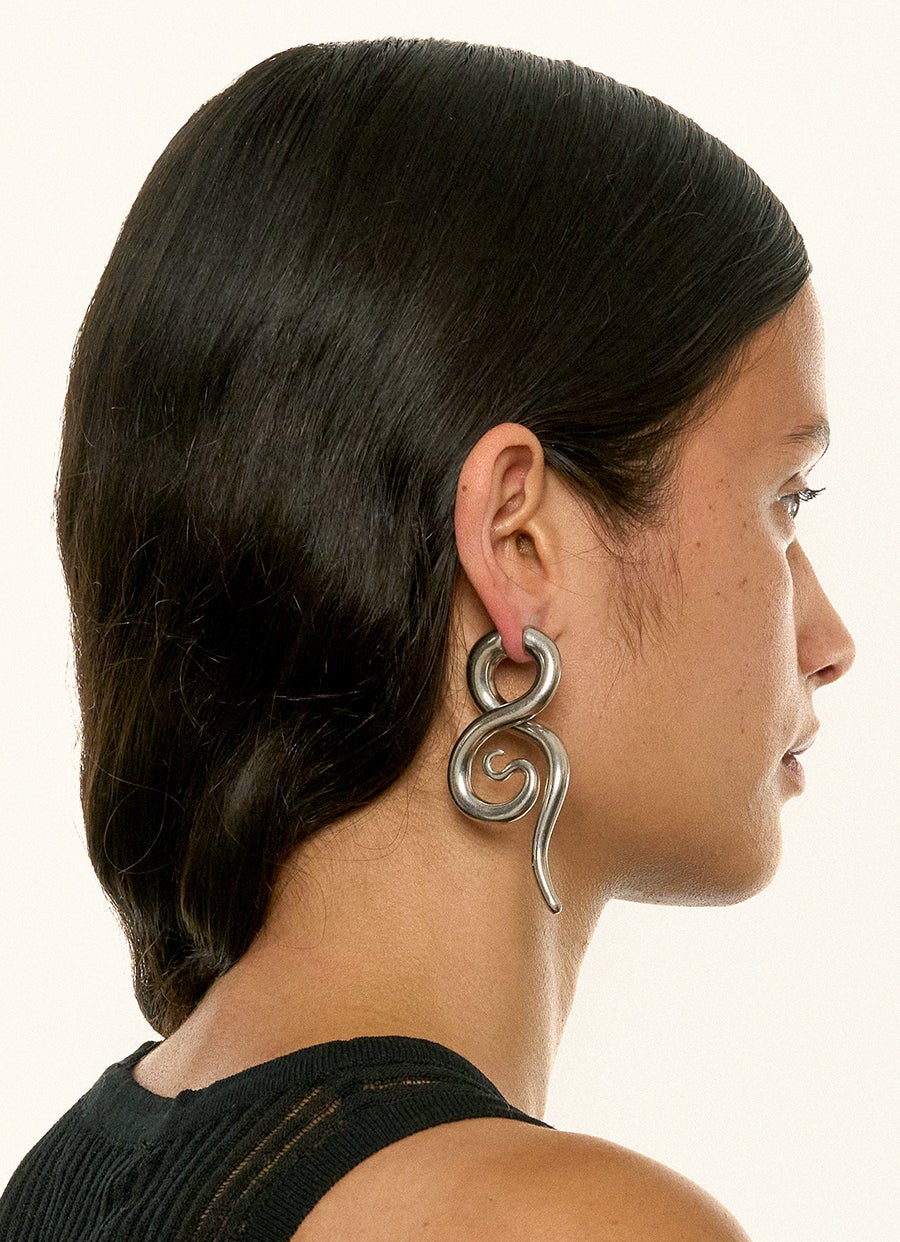 Pendientes de aro Boa medianos