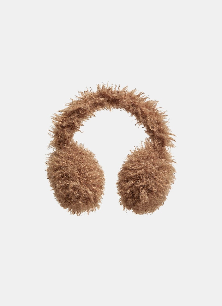 Orejeras acolchadas de peluche para mujer