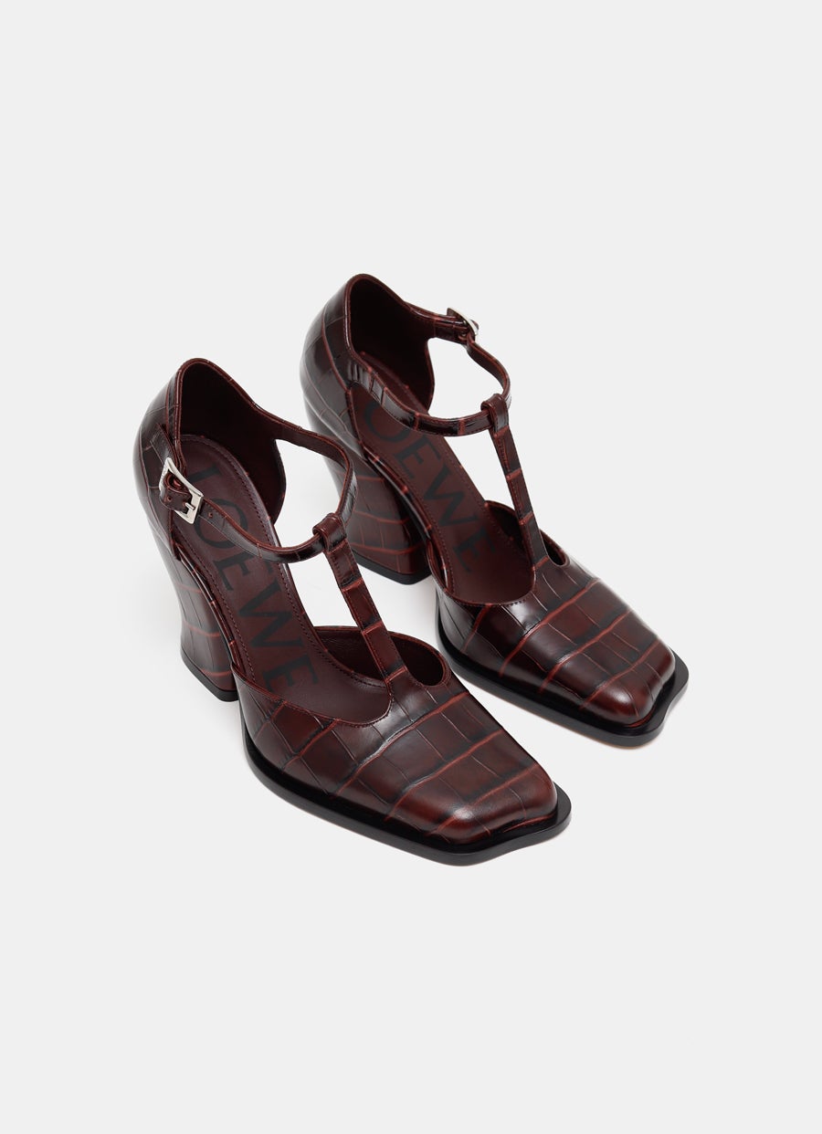 Zapato de salón Onda con tira en T