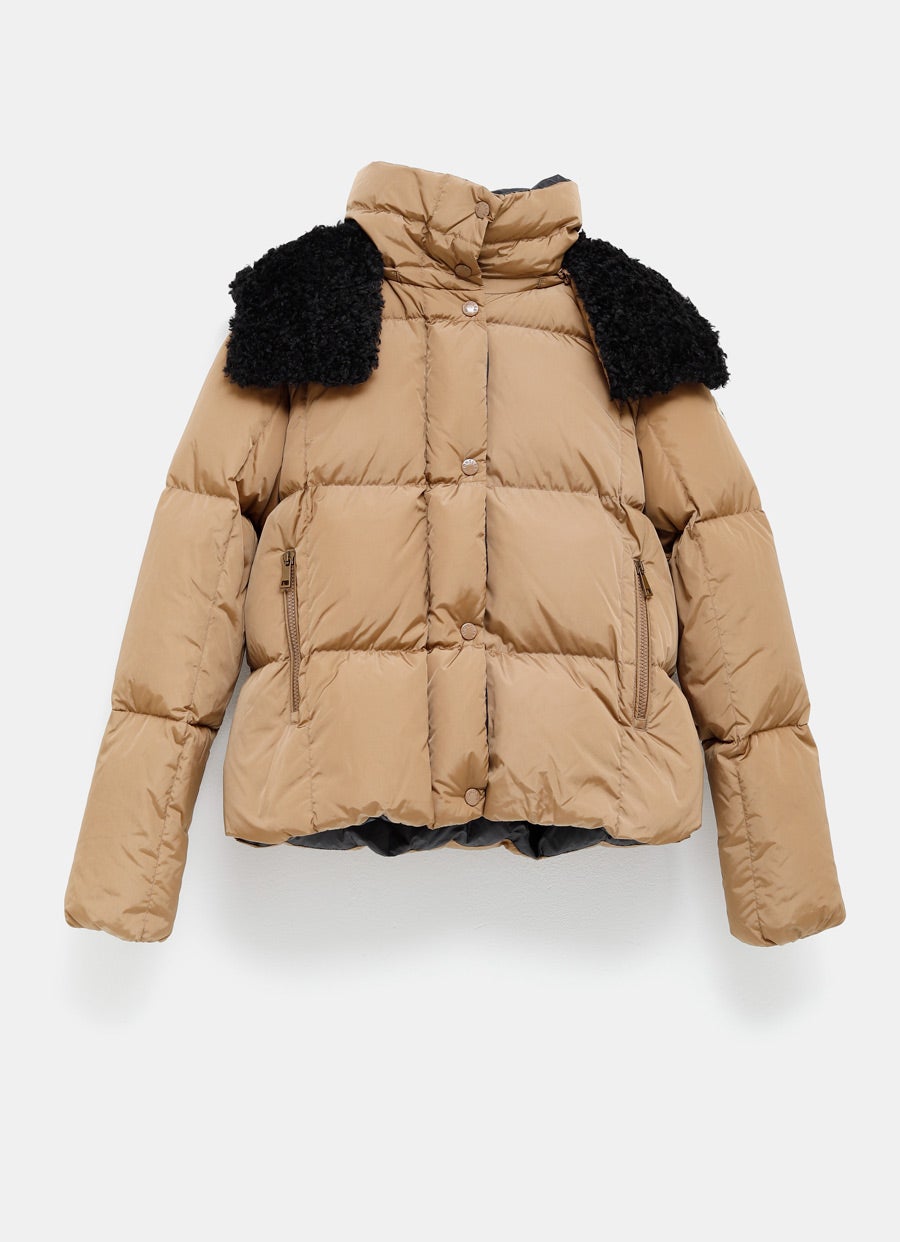 Plumífero corto Castelnou para mujer