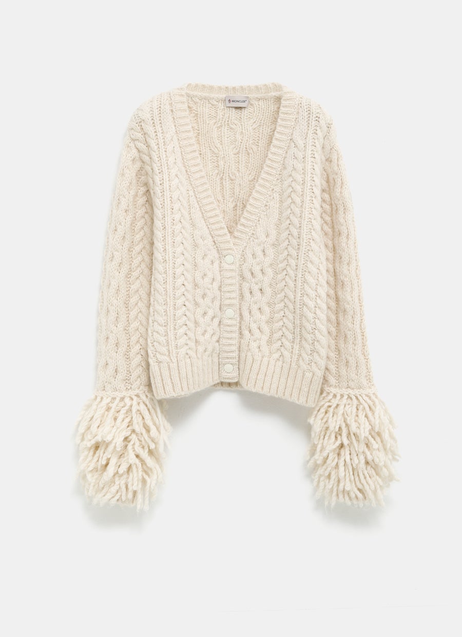 Cárdigan de cuello en V para mujer