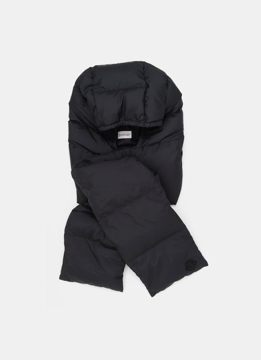 Bufanda de plumón con capucha para mujer