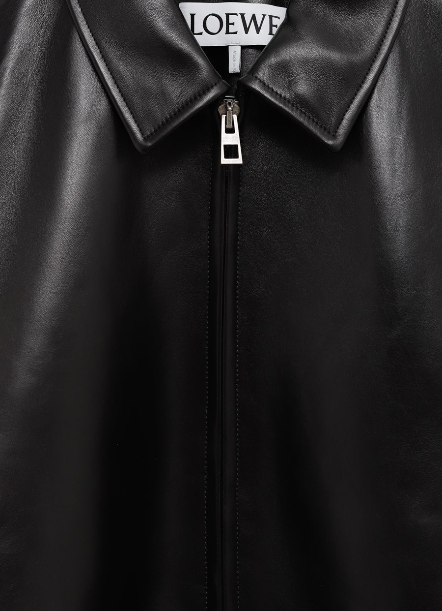 Chaqueta biker de piel