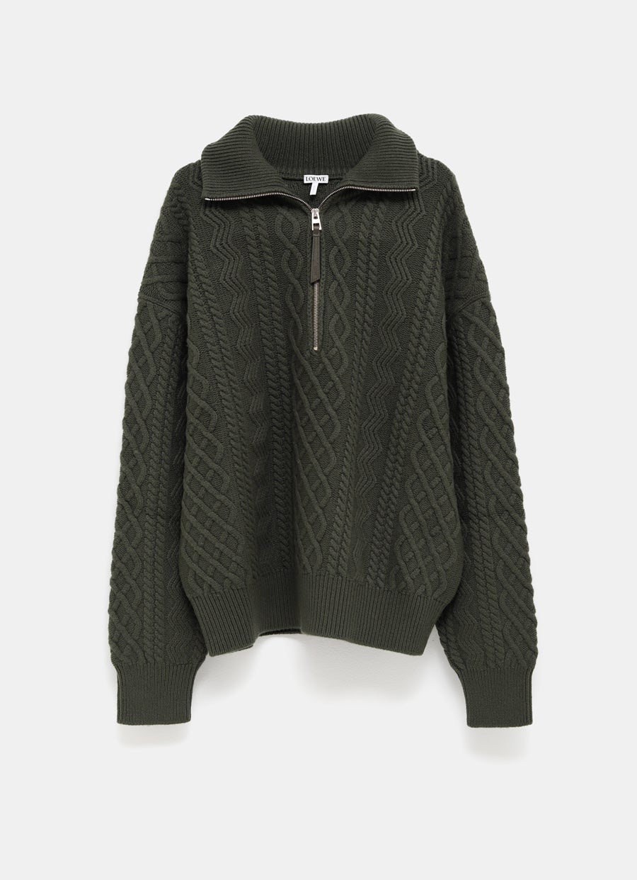 Jersey con cremallera para hombre