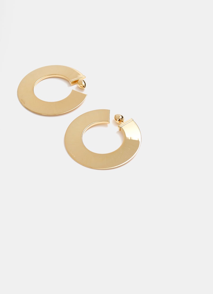 Pendientes de aro Blade