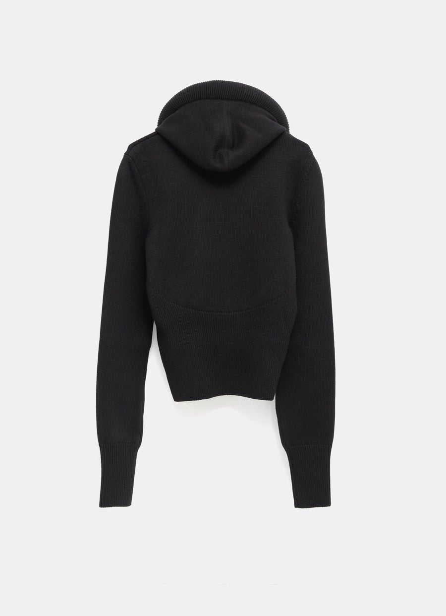 Jersey con capucha escultural