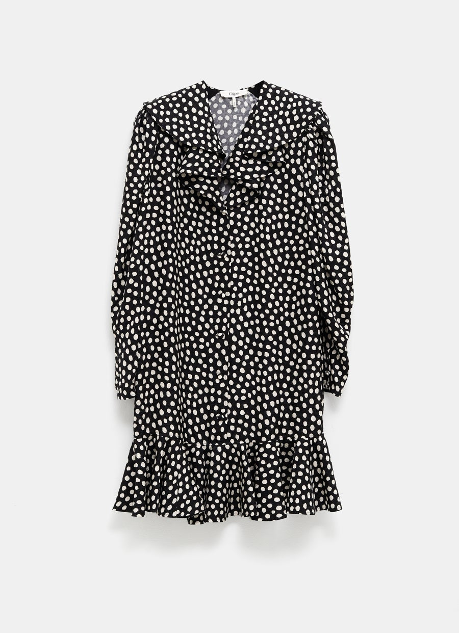 Minivestido de manga larga