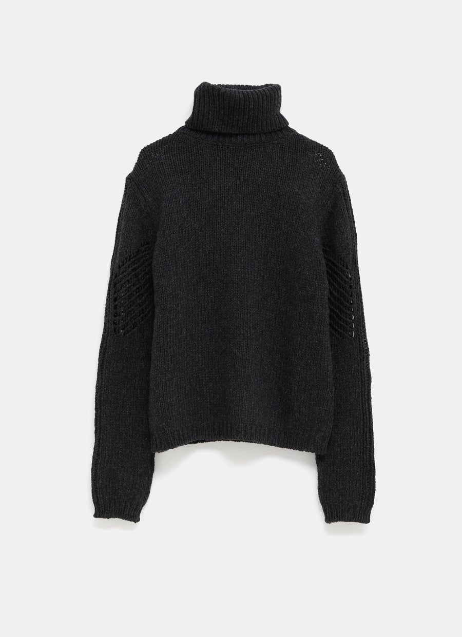 Jersey de cuello alto para mujer