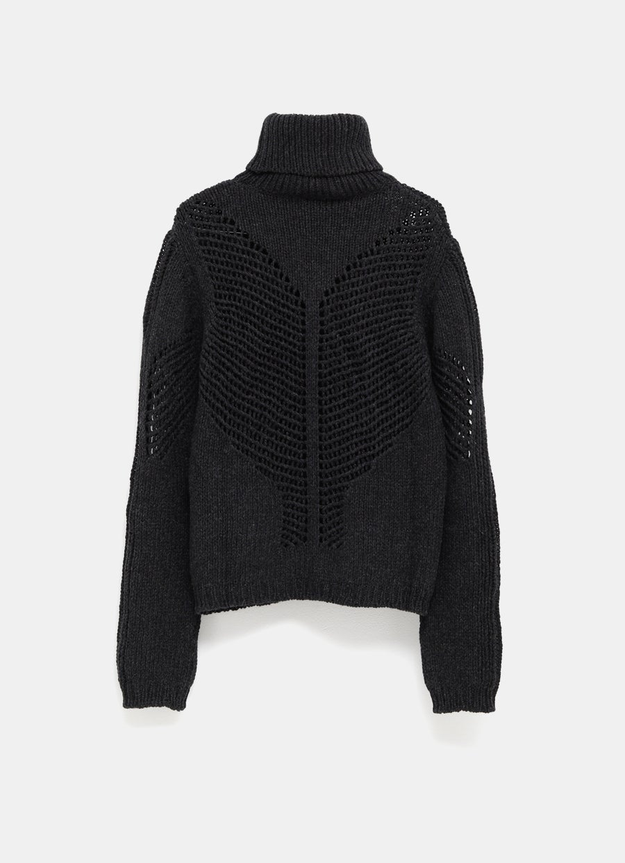 Jersey de cuello alto para mujer