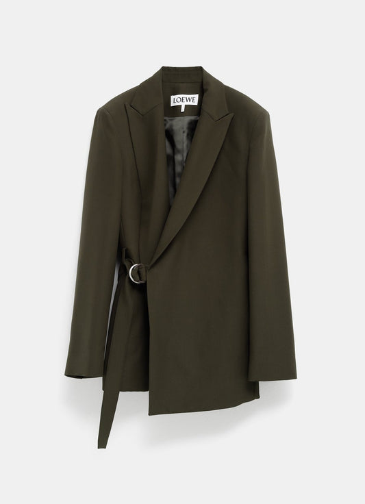 Chaqueta drapeada para mujer