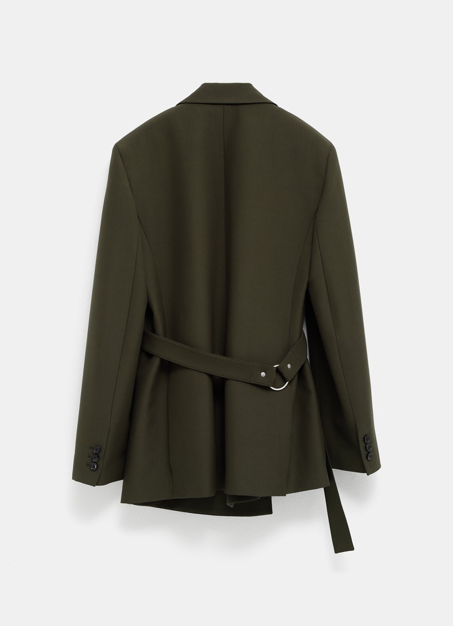 Chaqueta drapeada para mujer