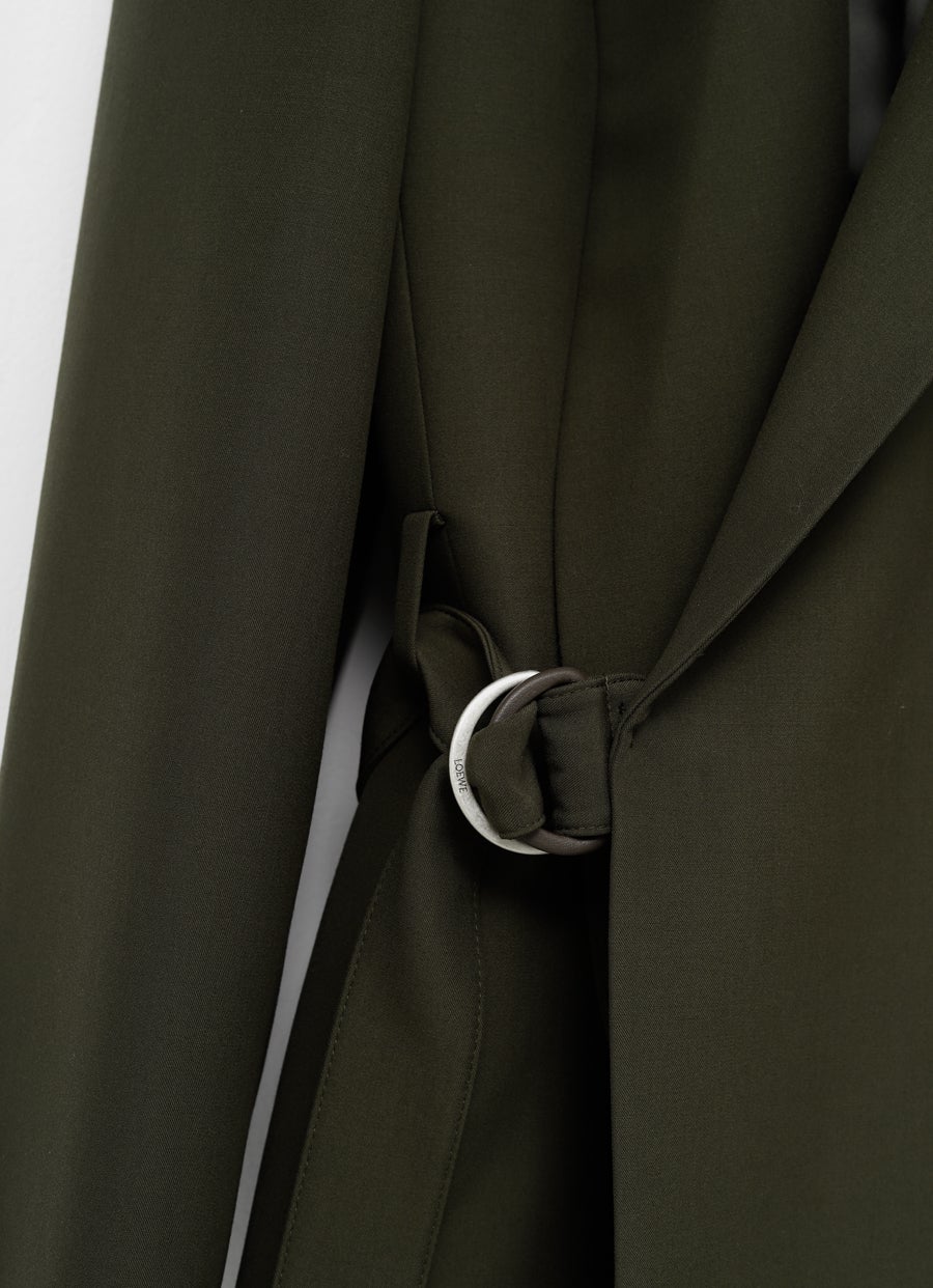 Chaqueta drapeada para mujer