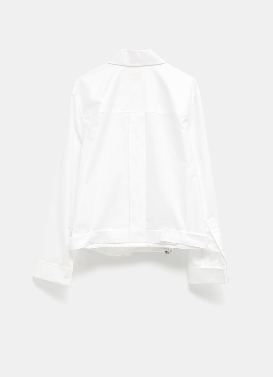 Camisa drapeada para mujer