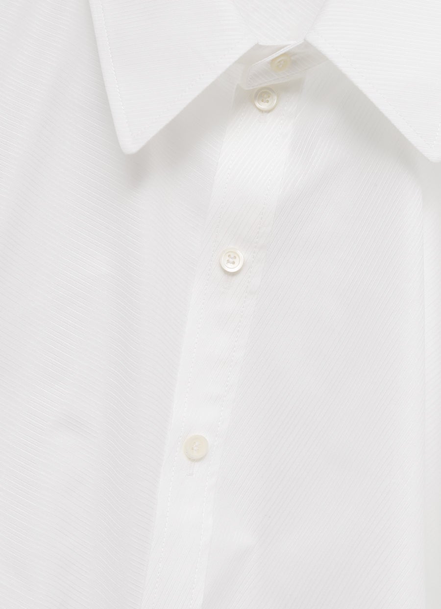 Camisa drapeada para mujer