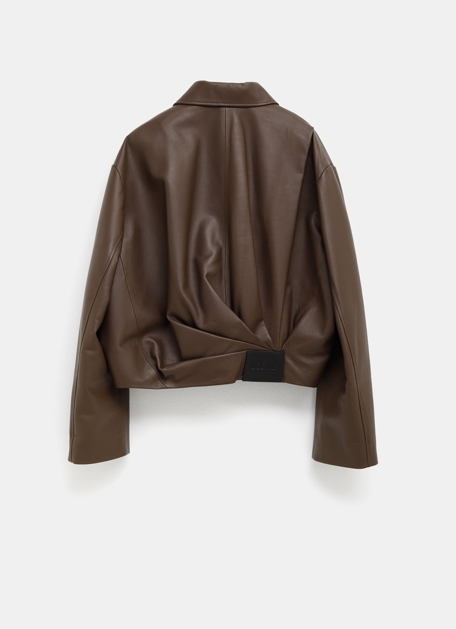 Chaqueta drapeada para mujer