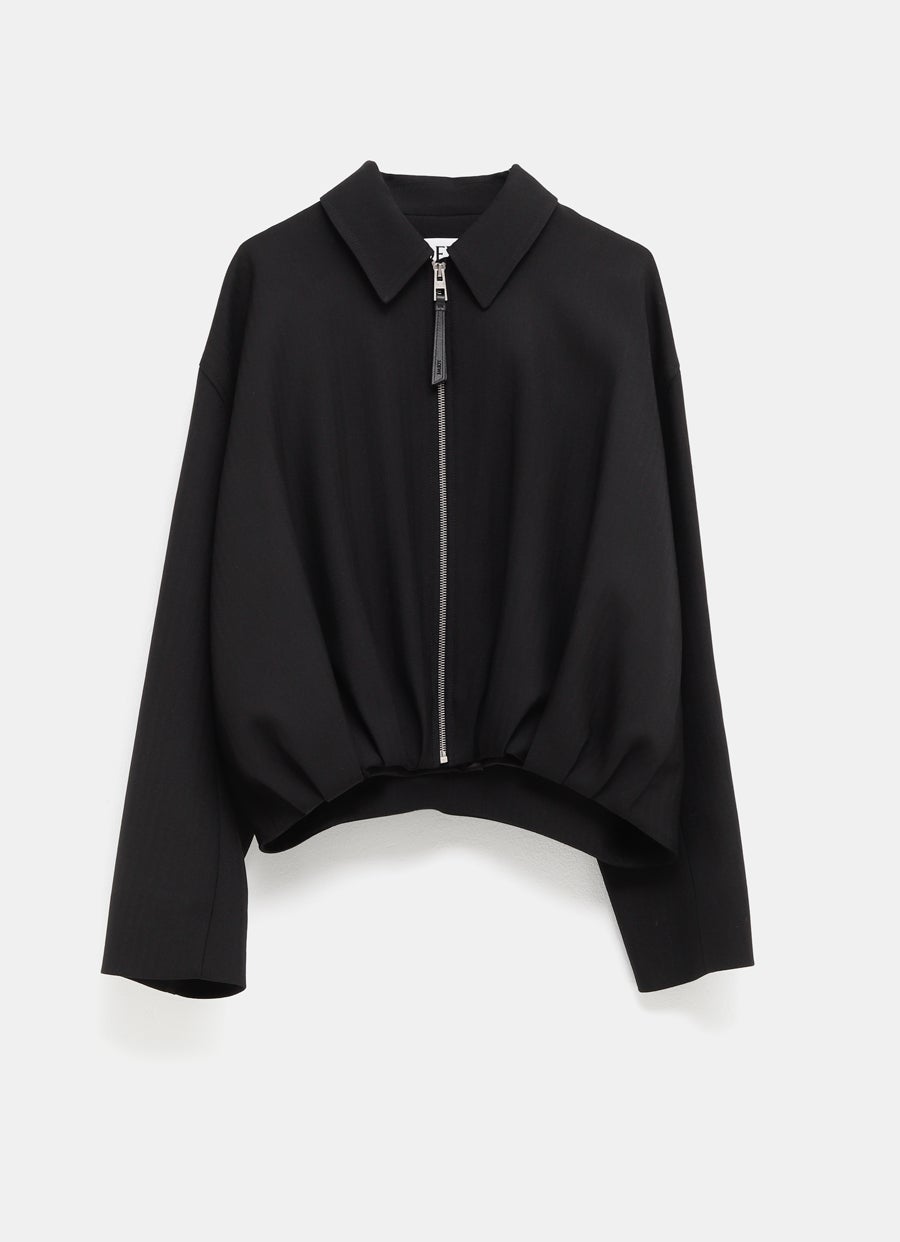 Chaqueta drapeada para mujer