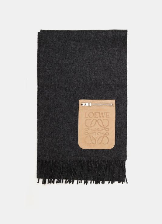 Bufanda de lana y cashmere para hombre