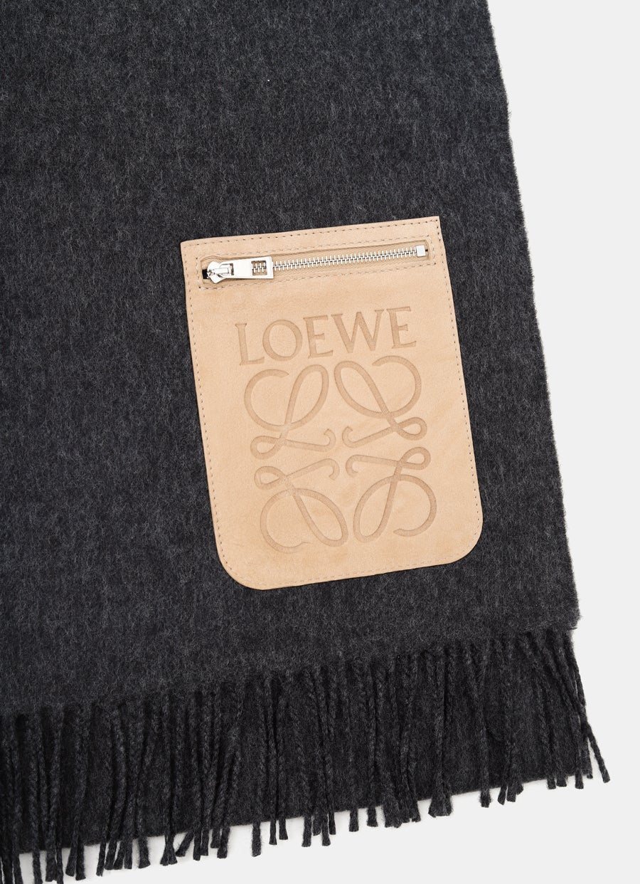 Bufanda de lana y cashmere para hombre