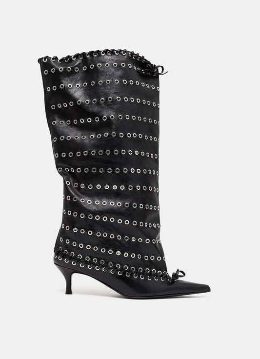 Bota level con ojales de metal