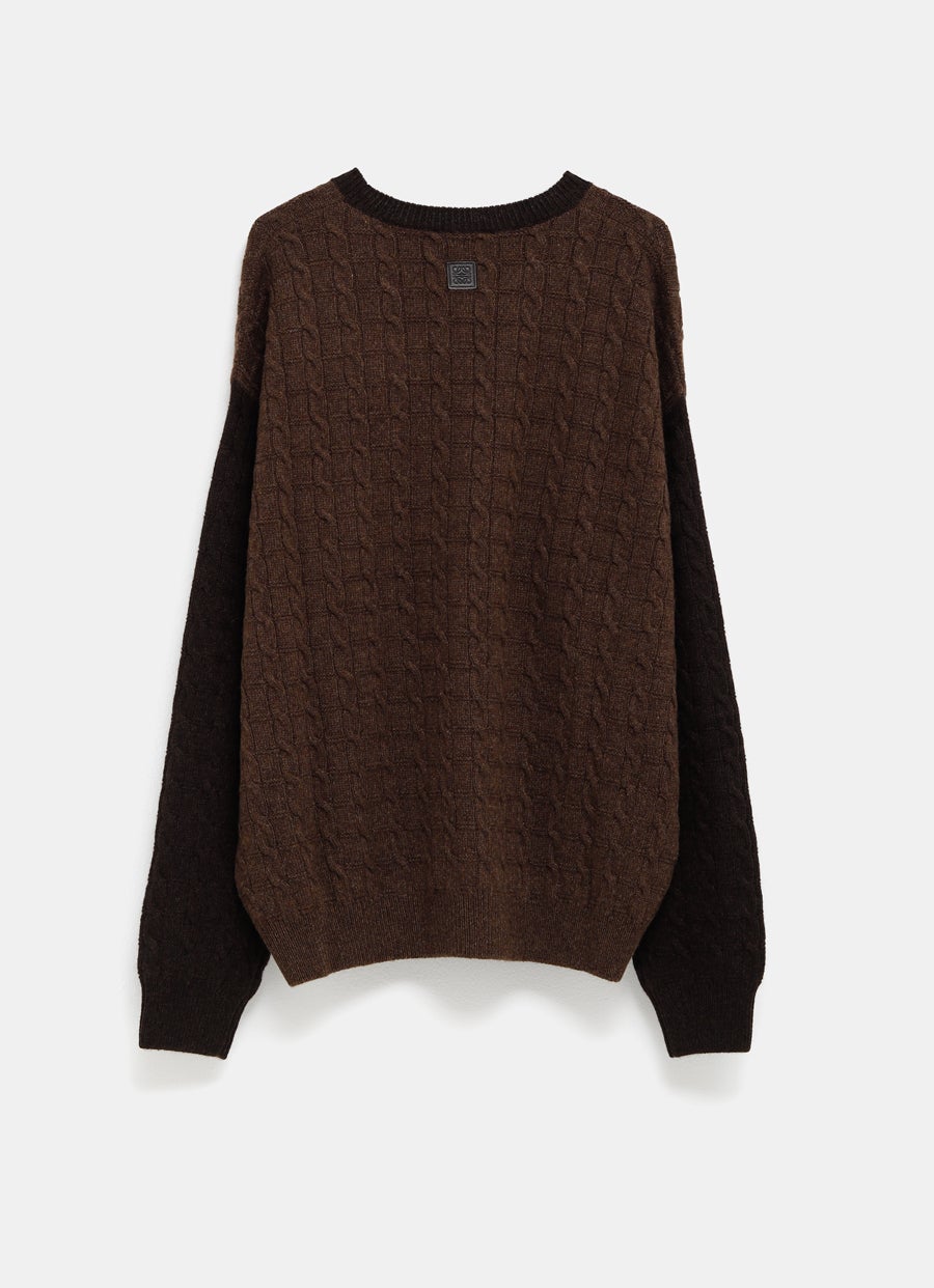 Jersey bicolor para hombre