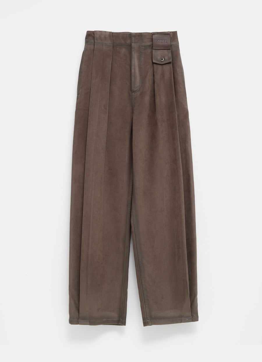 Pantalón en mezcla de algodón para hombre