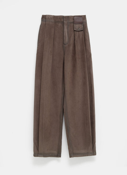Pantalón en mezcla de algodón para hombre