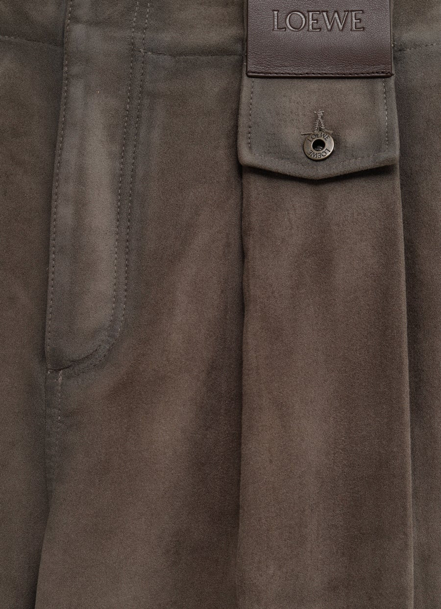 Pantalón en mezcla de algodón para hombre