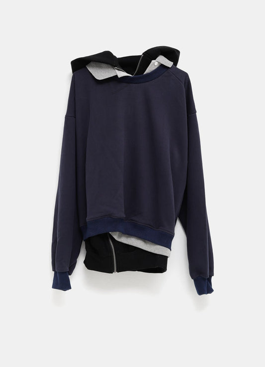 Sudadera triple con capucha