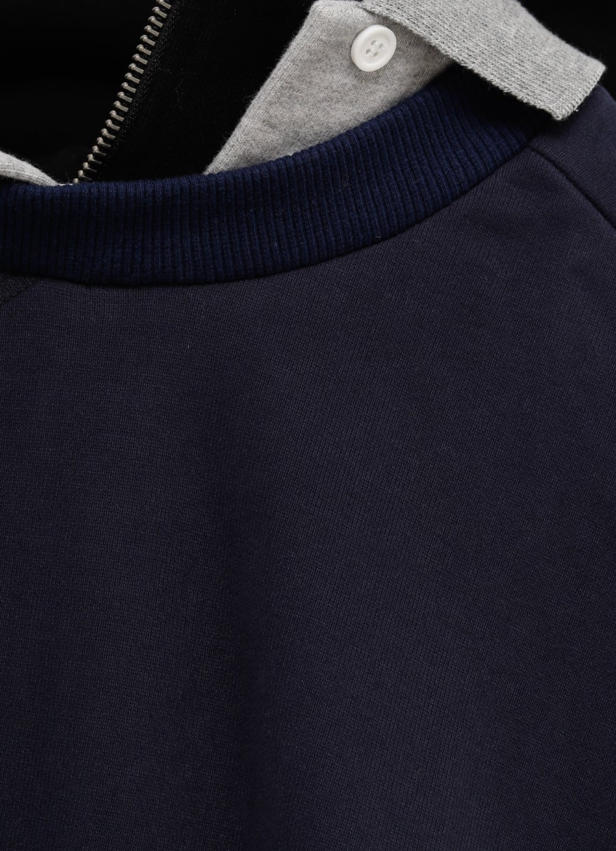 Sudadera triple con capucha