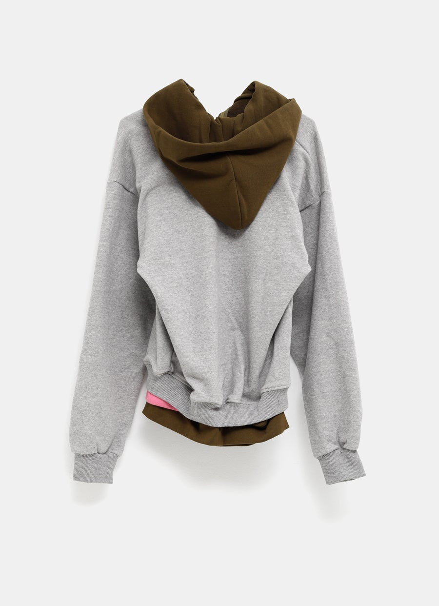 Sudadera triple con capucha