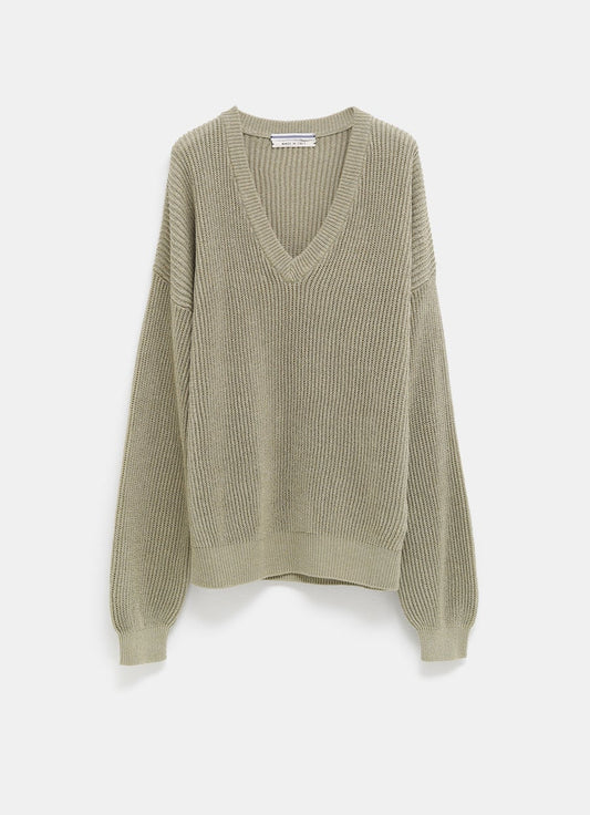 Jersey en punto de canalé