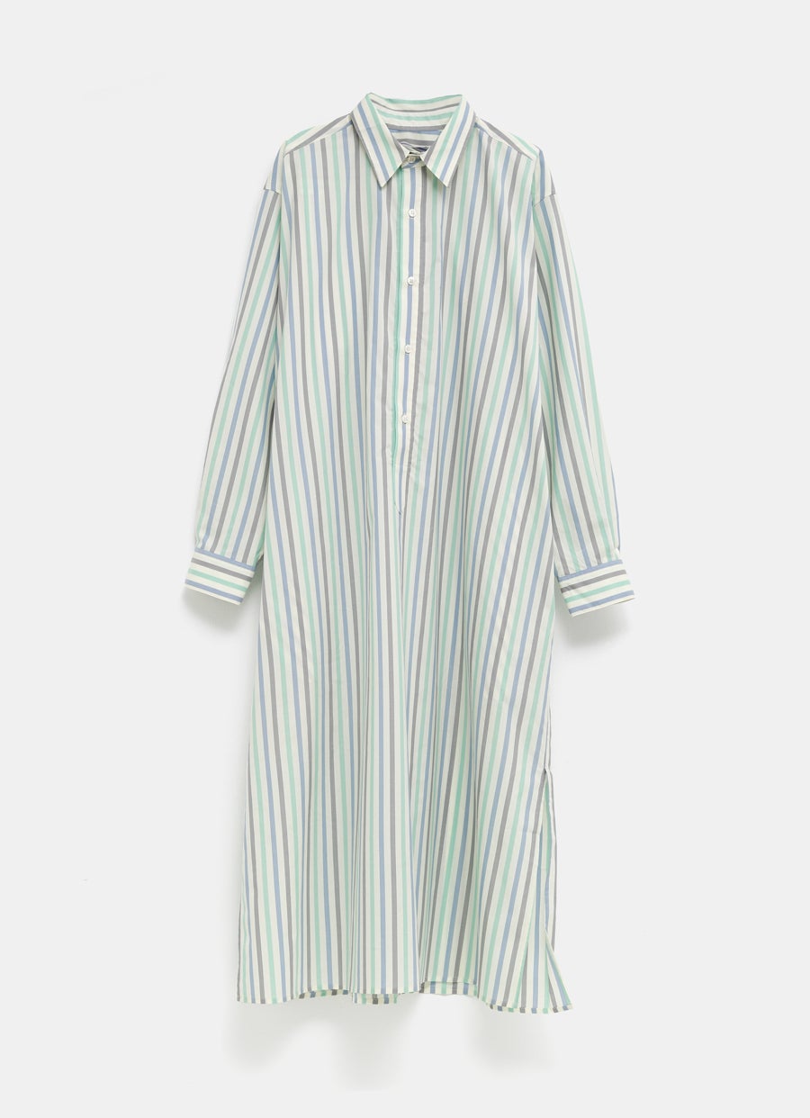 Cristaseya | Striped Maxi Shirt Dress at Ekseption – EKSEPTION