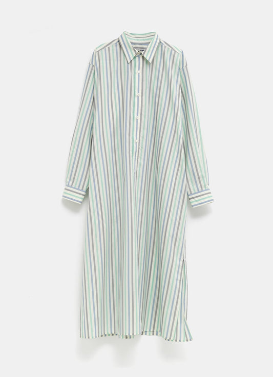 Vestido camisero maxi