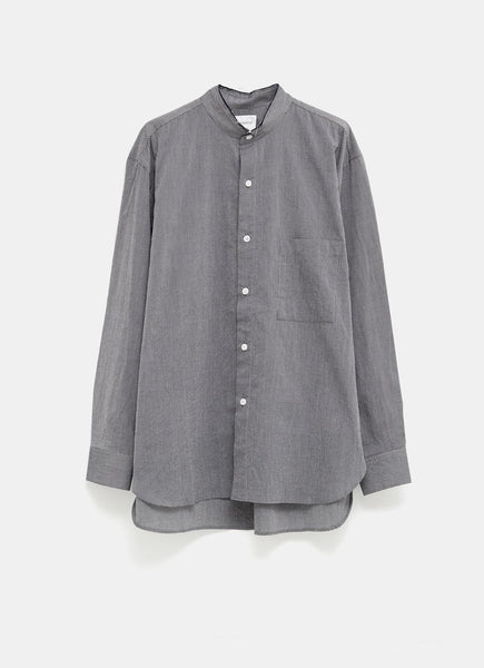 Cristaseya | Handmade Fringed Mao Collar Shirt at Ekseption