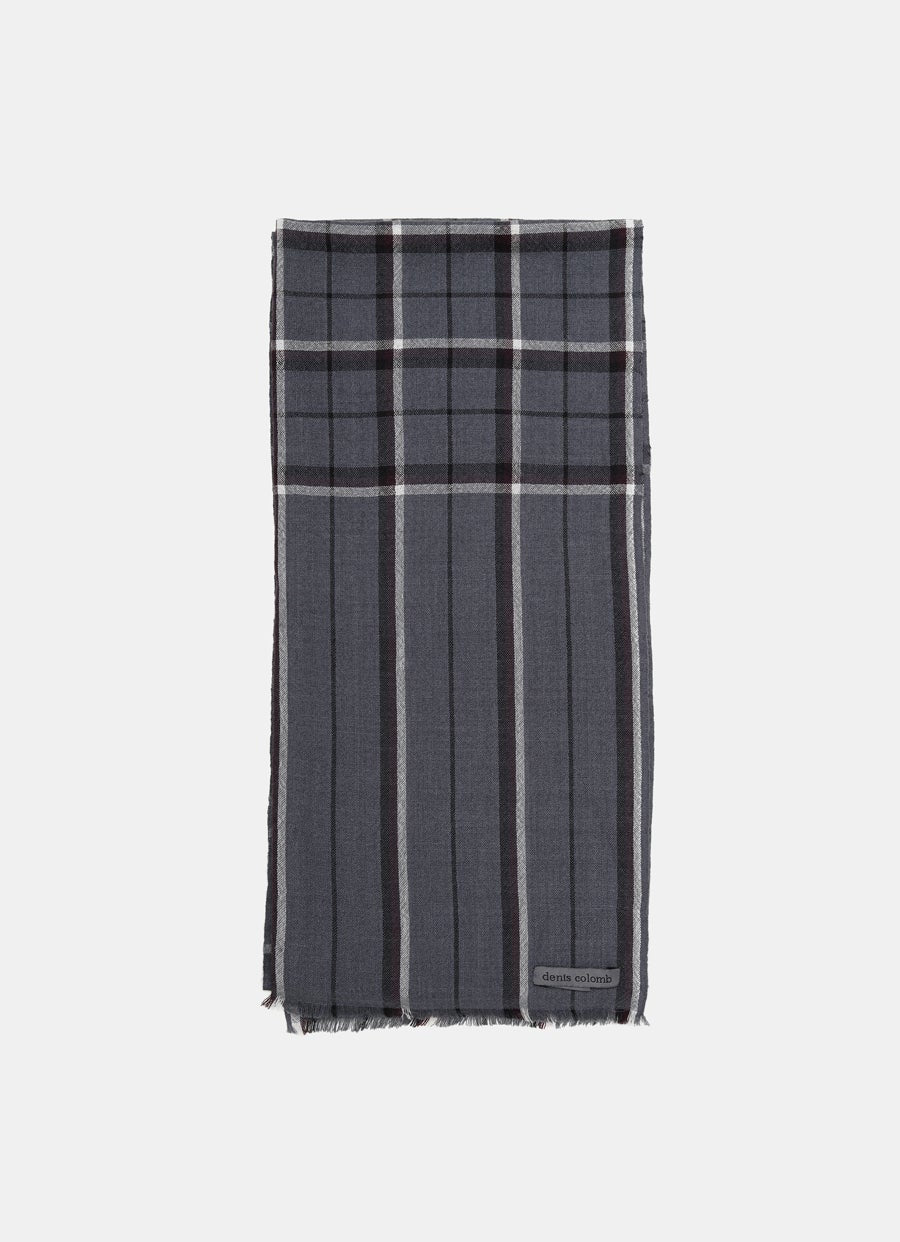 Estola de cuadros Kita