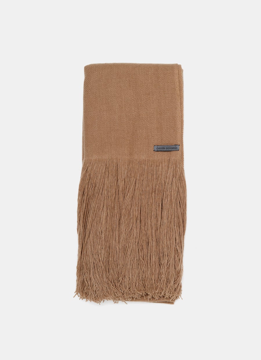 Chal con fleco largo