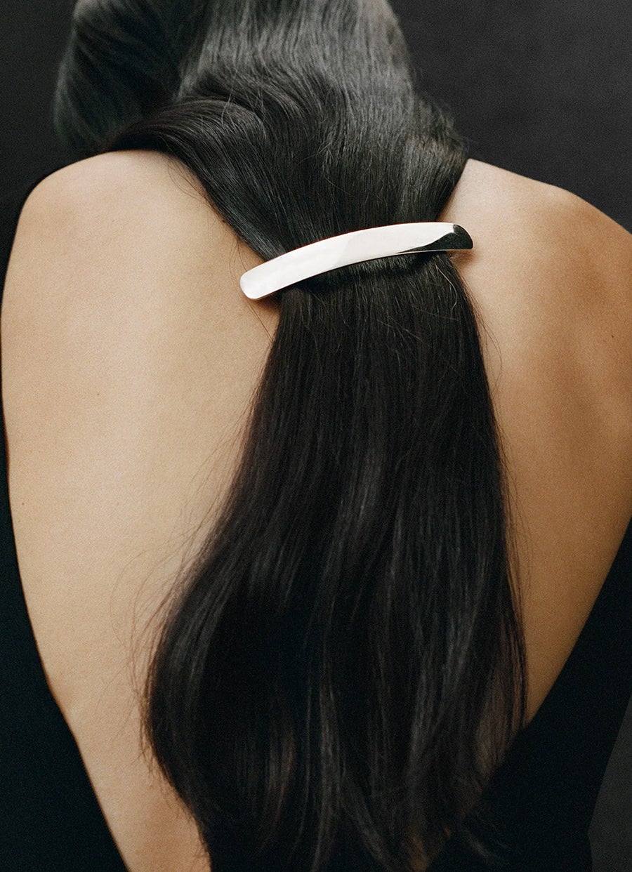 Clip para el pelo Silver Barrette