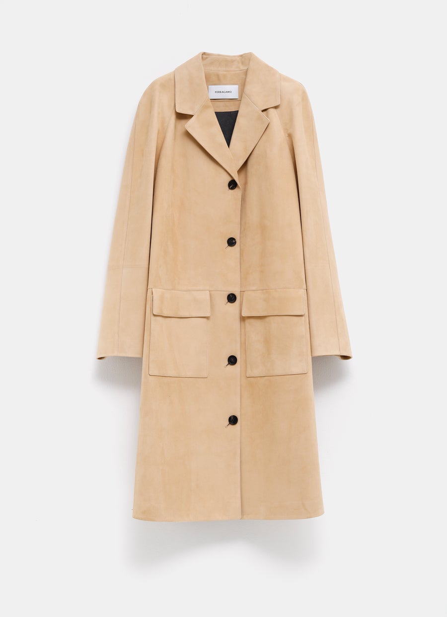 Abrigo de botonadura sencilla